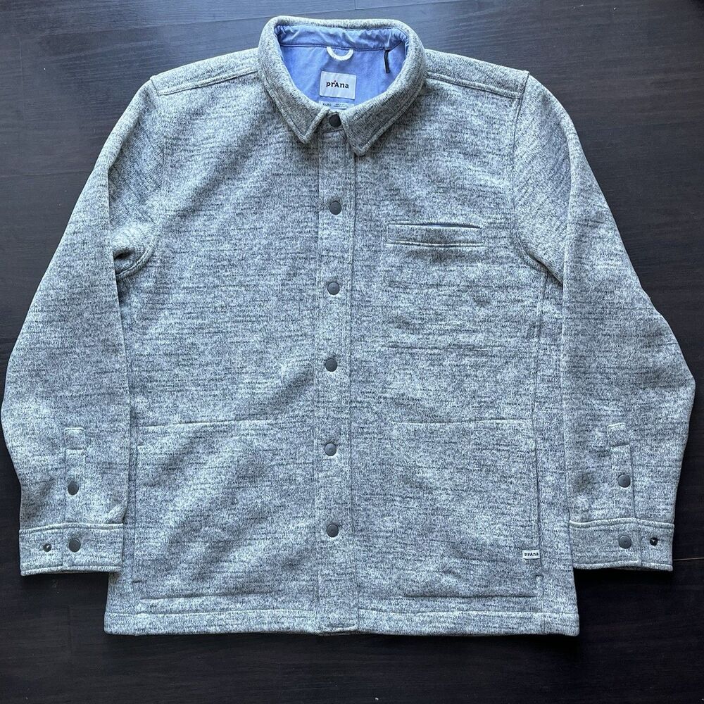 Prana Men's Light Gray Shirt Jacket
